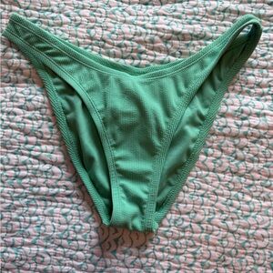 Jessica Simpson Seafoam Green High-Cut Bikini Bottom
